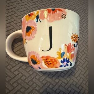Opalhouse J Ceramic Mug with Floral Design